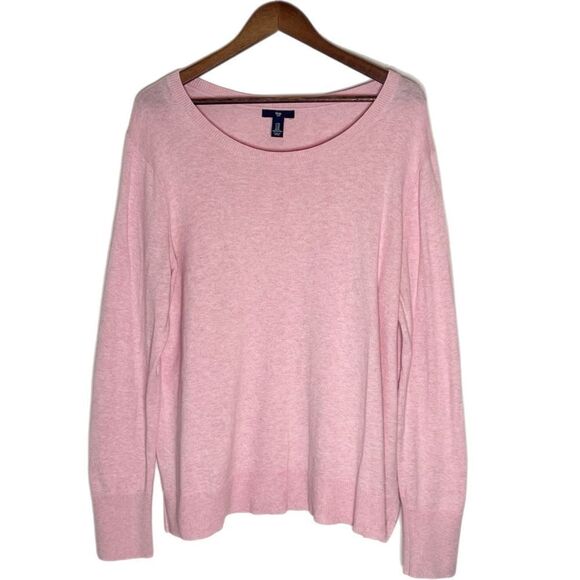 Gap Pink Long Sleeve Crewneck Pullover Sweater - Picture 1 of 3
